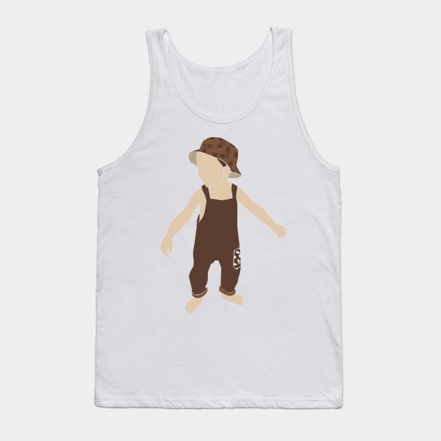 Abstract vector kids and baby cute boy Composition Tank Top by NJORDUR